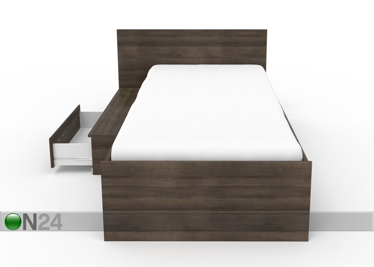 Sahtliga voodi Galaxy 90x200 cm suurendatud