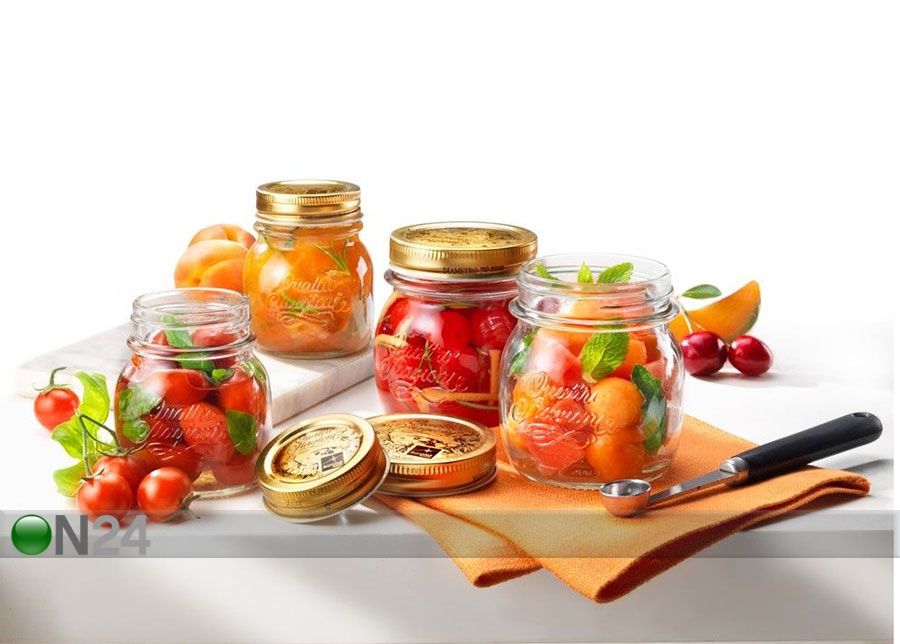Säilituspurk Bormioli Rocco Quattro 150 ml, 3 tk suurendatud