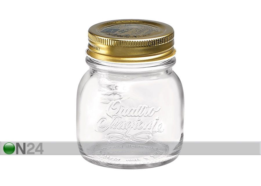 Säilituspurk Quattro 250 ml, 3 tk suurendatud