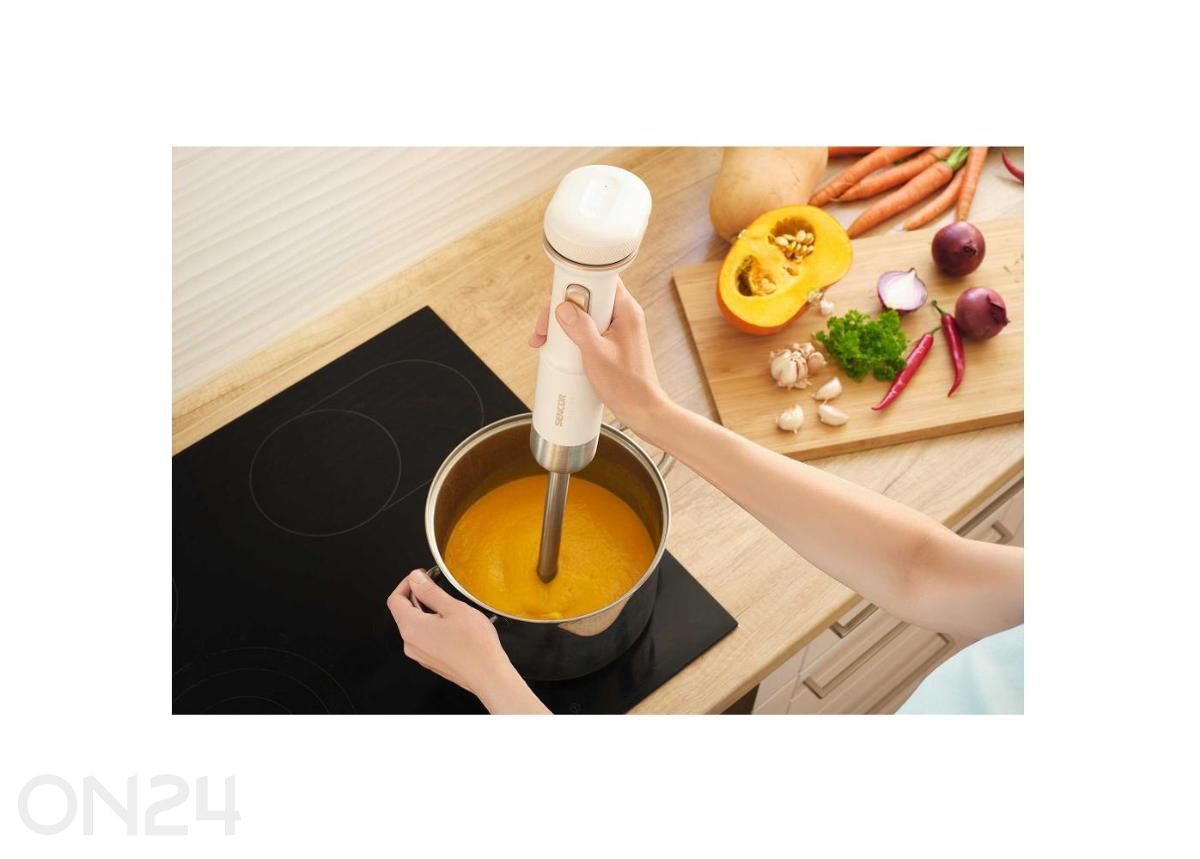 Saumikser akutoitel Sencor SHB9130WH suurendatud