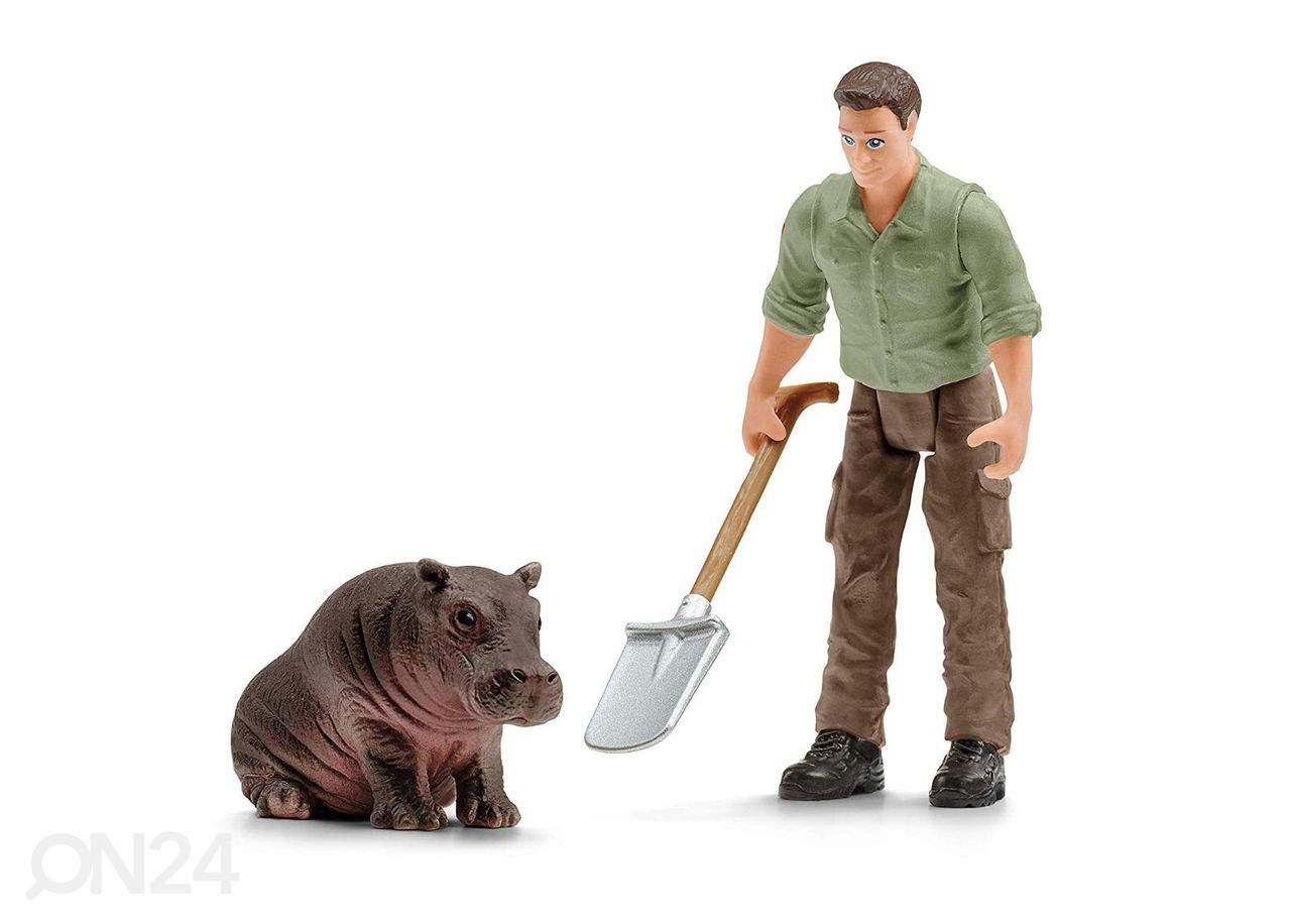 Schleich Wild Life Helikopteriga Loomade Päästmine suurendatud