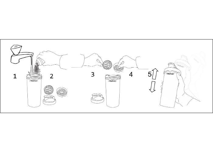 Šeiker 0,6 L Avento suurendatud