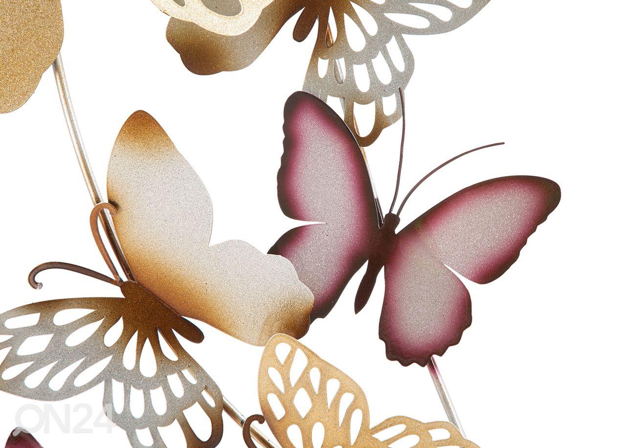 Seinadekoratsioon Butterflies 59,5x111,5 cm suurendatud