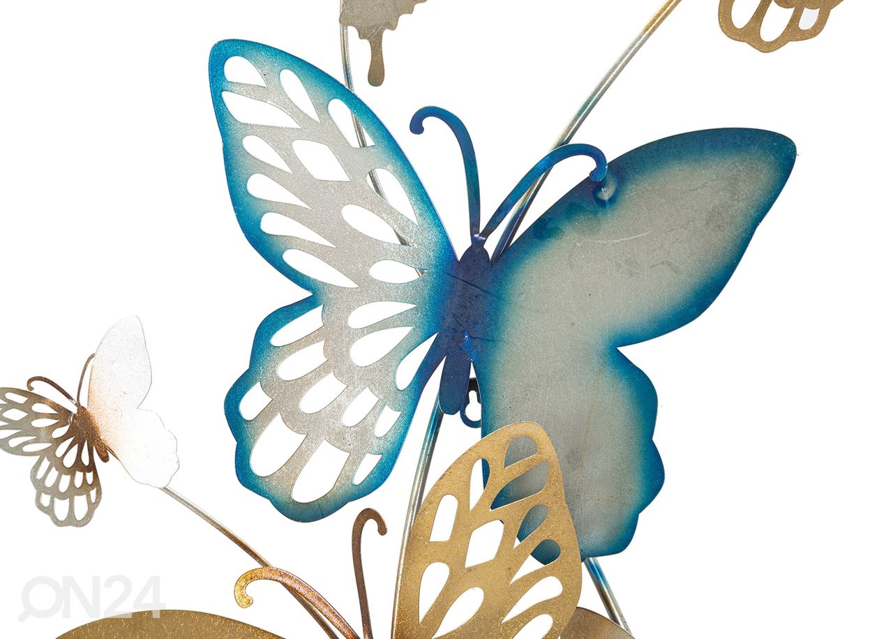 Seinadekoratsioon Butterflies 59,5x111,5 cm suurendatud