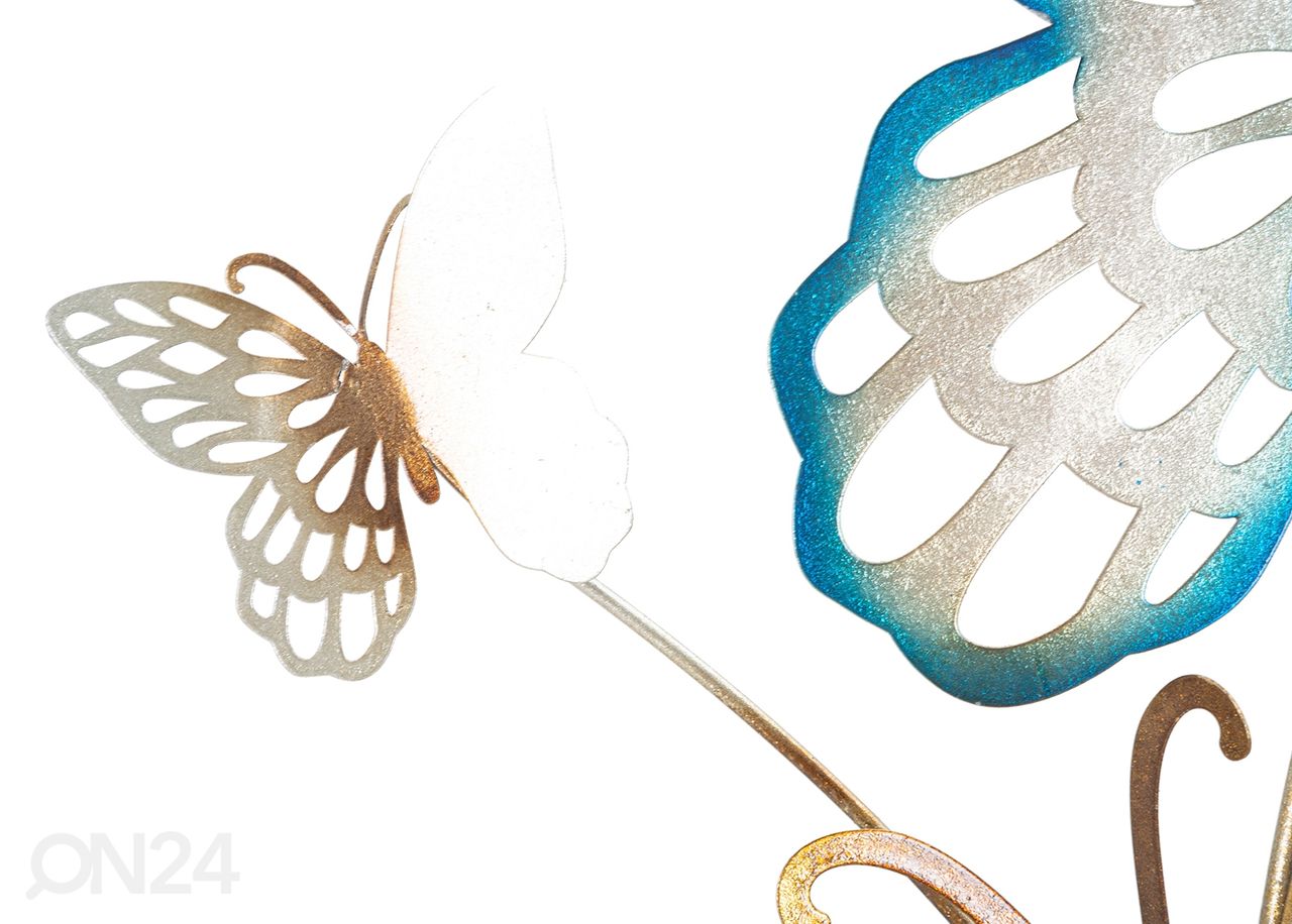 Seinadekoratsioon Butterflies 59,5x111,5 cm suurendatud