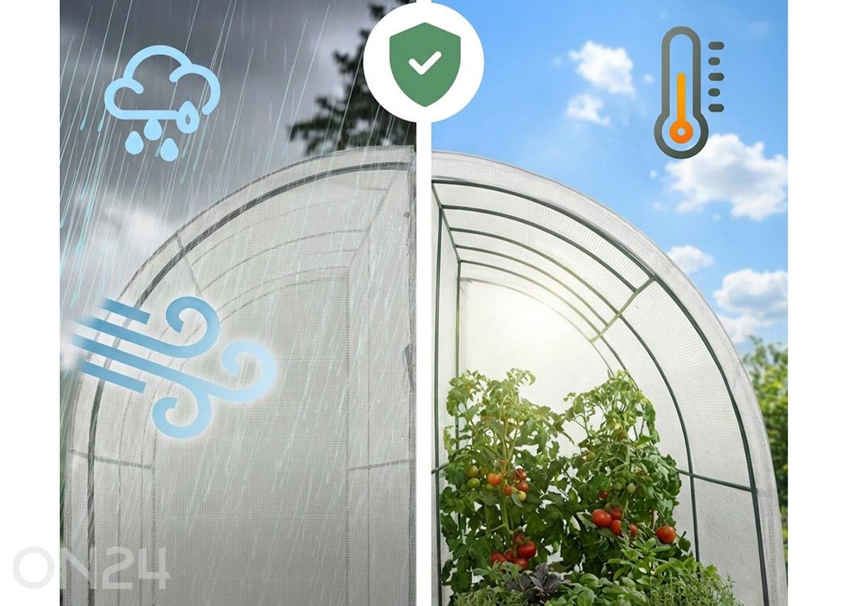 Seinakasvuhoone 2 m² suurendatud