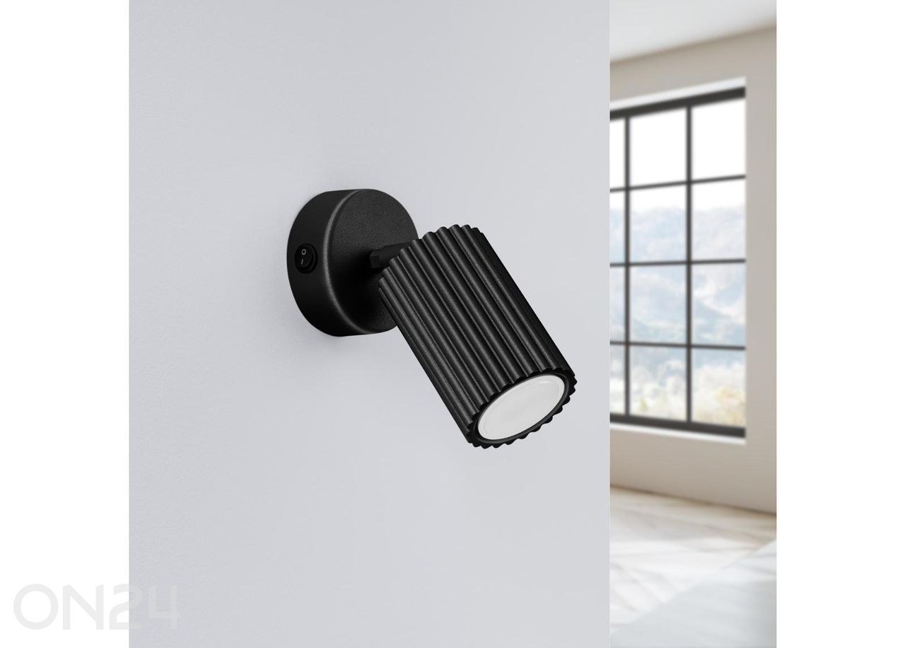 Seinalamp Karbon lülitiga suurendatud