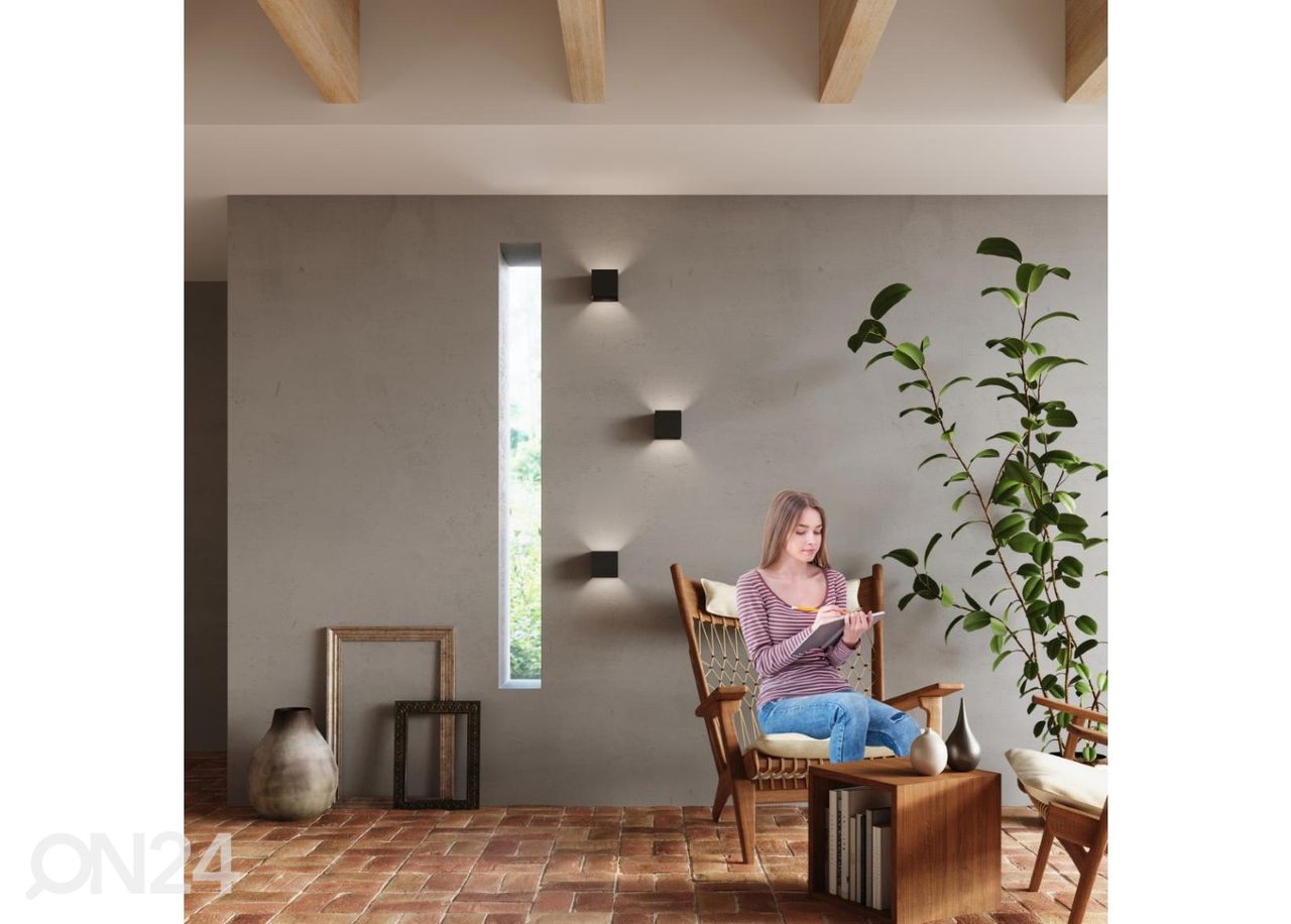 Seinalamp Luca LED suurendatud