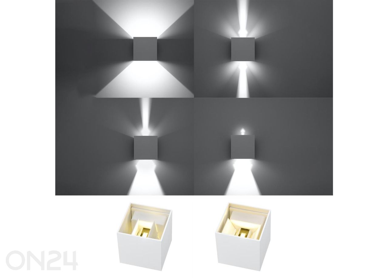 Seinalamp Luca LED suurendatud