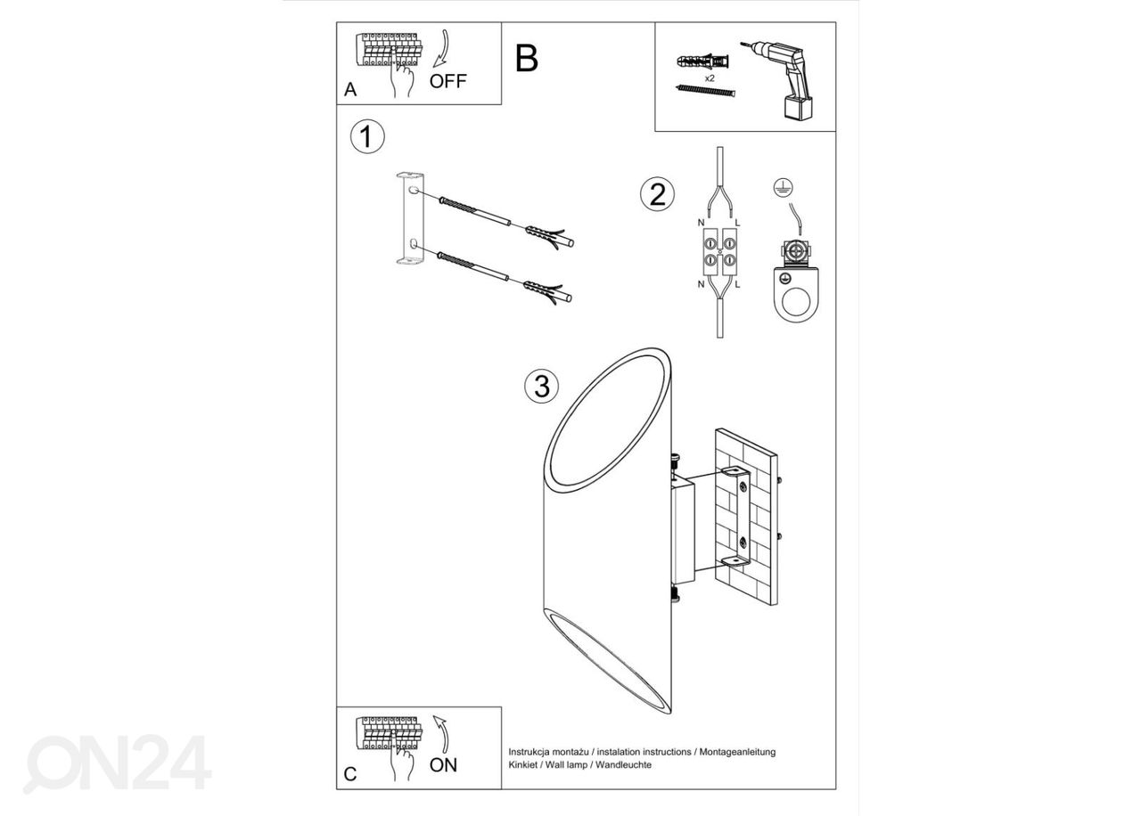Seinalamp Penne 30 suurendatud