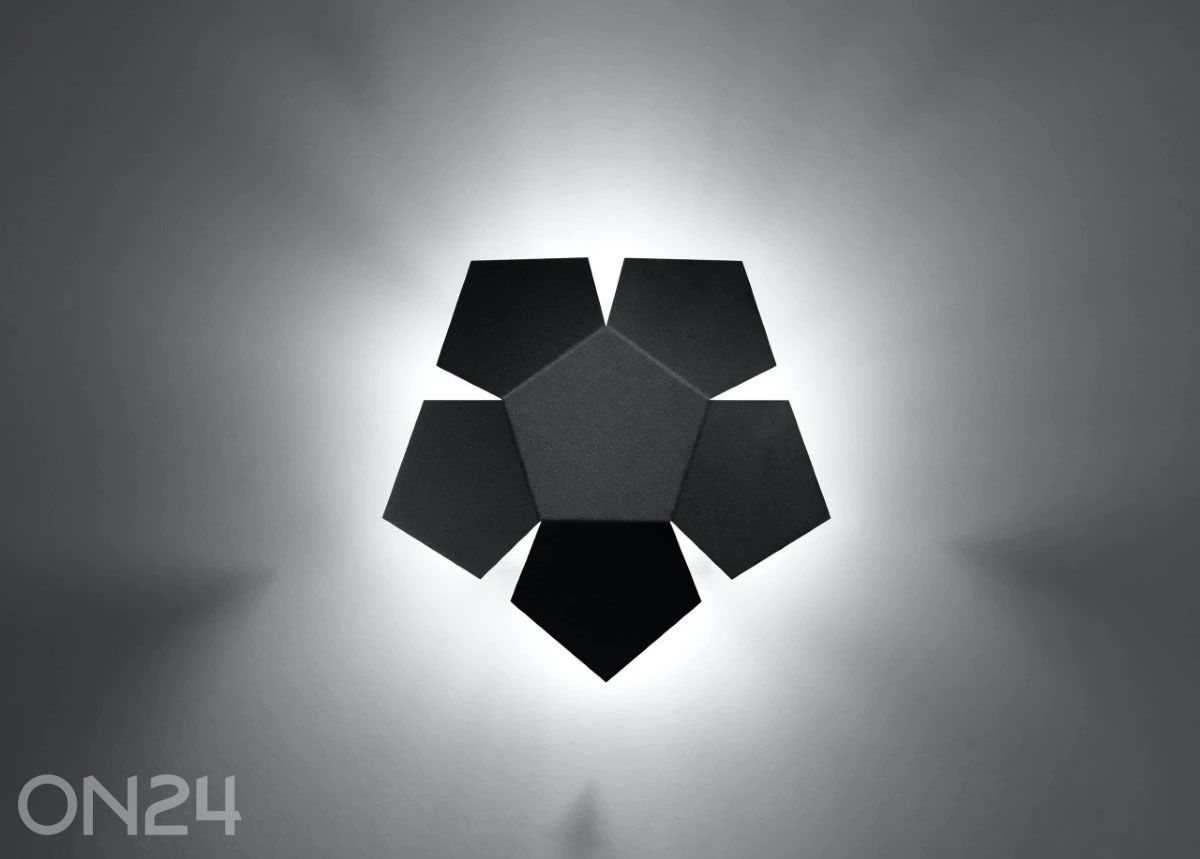 Seinalamp Penta, must suurendatud