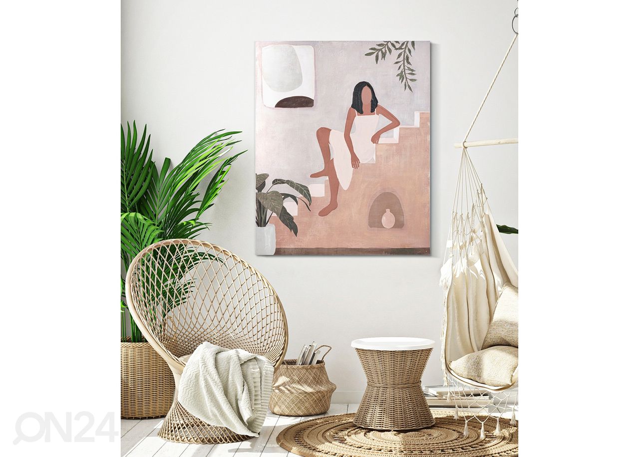 Seinamaal Lady-A 80x100 cm suurendatud
