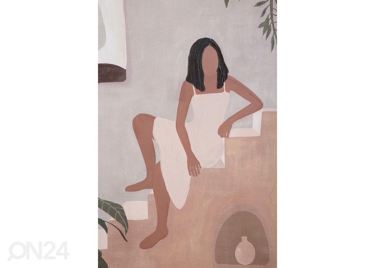 Seinamaal Lady-A 80x100 cm suurendatud