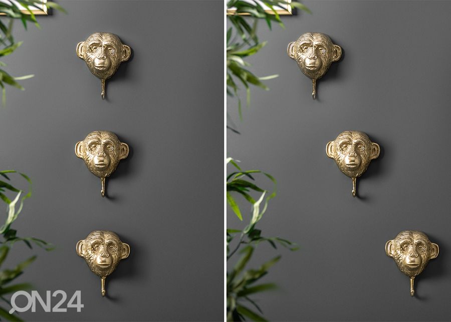 Seinanagide komplekt Three Apes suurendatud
