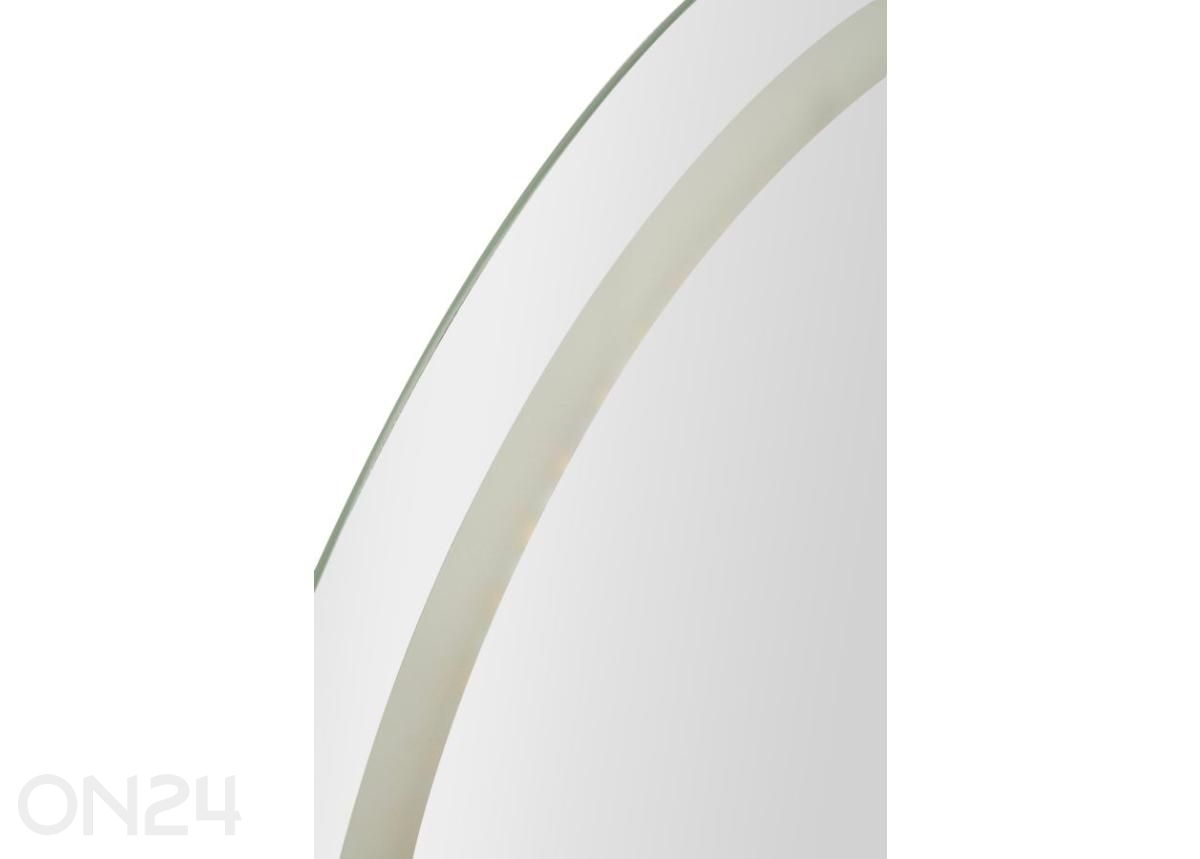 Seinapeegel LED 60x80 cm, hõbedane suurendatud