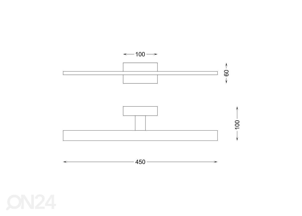 Seinavalgusti Arbi 1D LED suurendatud
