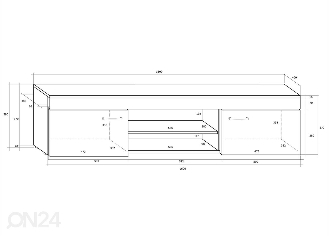 Sektsioon Cobh 240 cm suurendatud