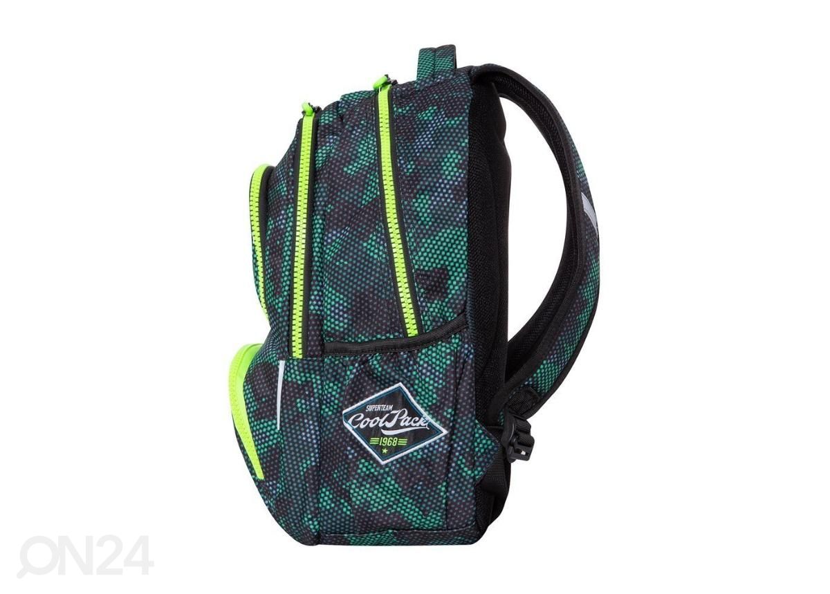 Seljakott CoolPack Spiner Termic Badges roheline 27 L suurendatud