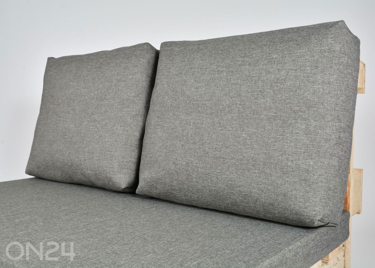 Seljatoepadjad euroalusele Style 60x50 cm, 2 tk suurendatud