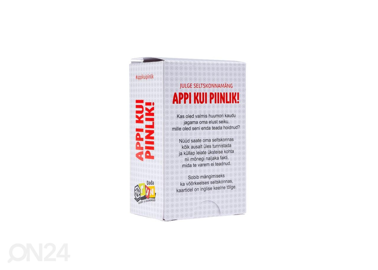 Seltskonnamäng Appi Kui Piinlik! suurendatud
