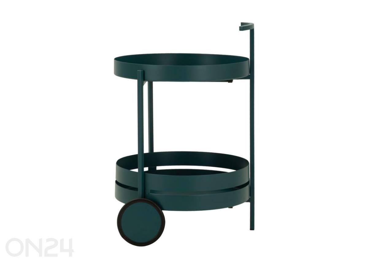 Serveerimiskäru Saturno, sinakasroheline suurendatud