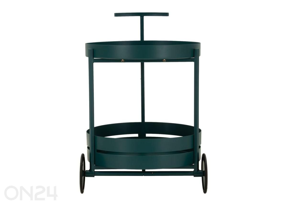 Serveerimiskäru Saturno, sinakasroheline suurendatud