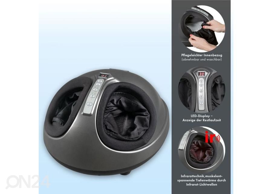 Shiatsu jalamassaažiseade Proficare PCFM3099 suurendatud