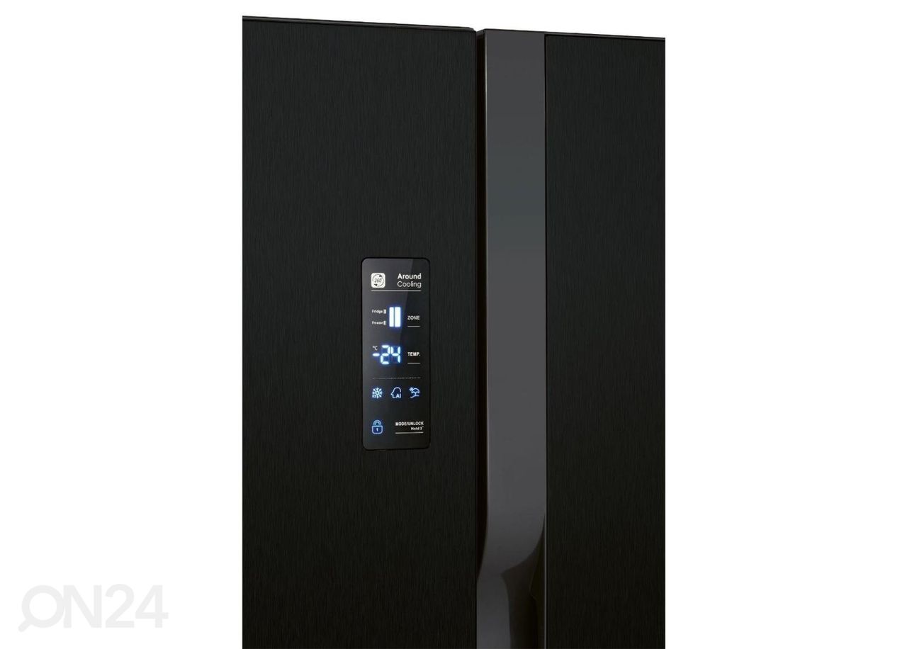 Side-by-side külmik Bomann SBS73241SIX must suurendatud