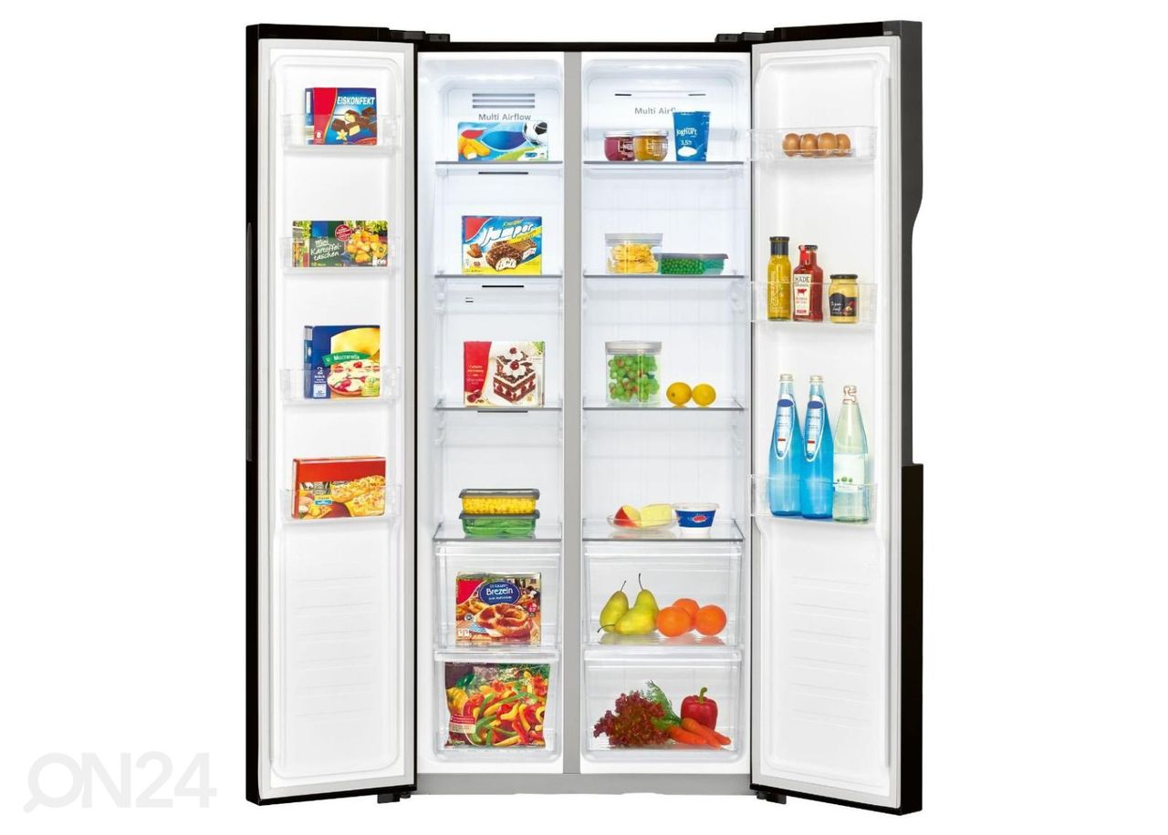 Side-by-side külmik Bomann SBS73241SIX must suurendatud