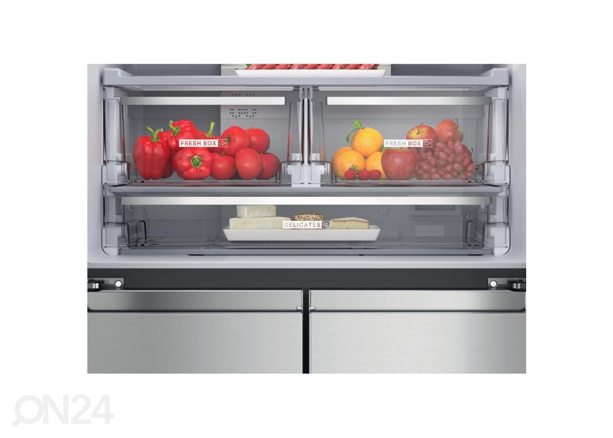 Side-by-side külmik Whirlpool WQ9M2L suurendatud