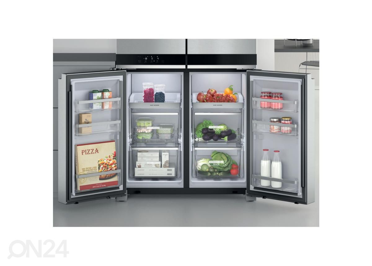 Side-by-side külmik Whirlpool WQ9M2L suurendatud