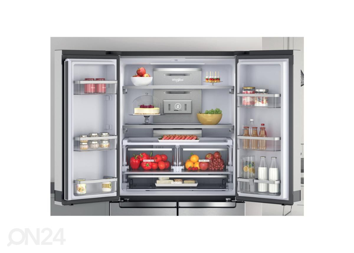 Side-by-side külmik Whirlpool WQ9M2L suurendatud
