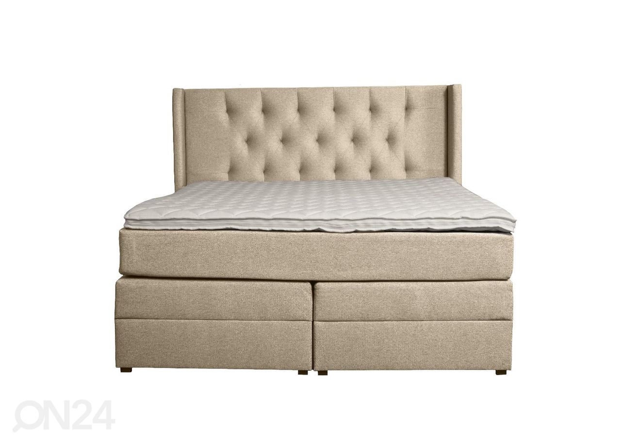 Sime Beds kontinentaalvoodi Sanna sahtlitega 140x210cm suurendatud