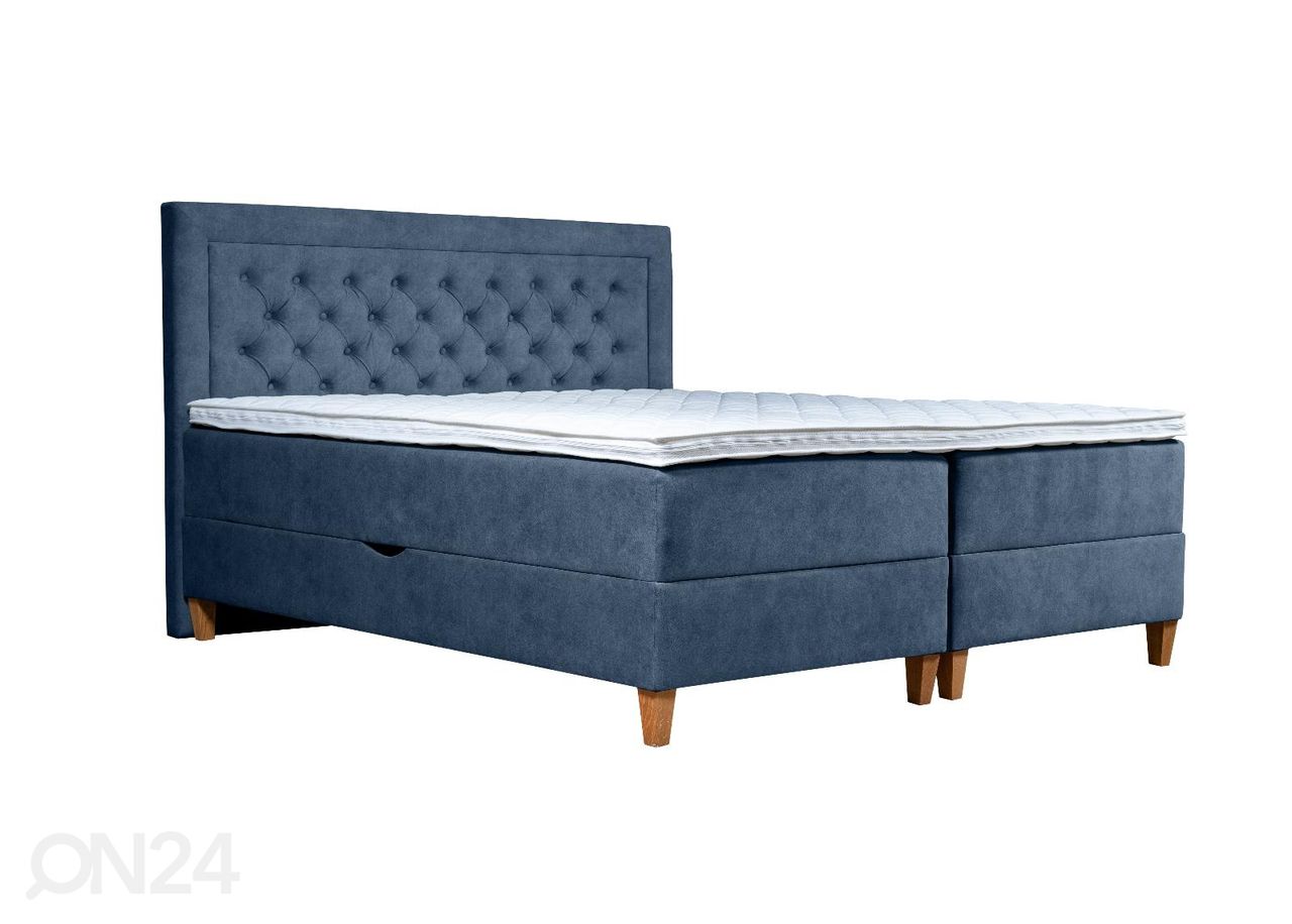 Sime Beds pesukastiga kontinentaalvoodi Marleen 140x210cm suurendatud