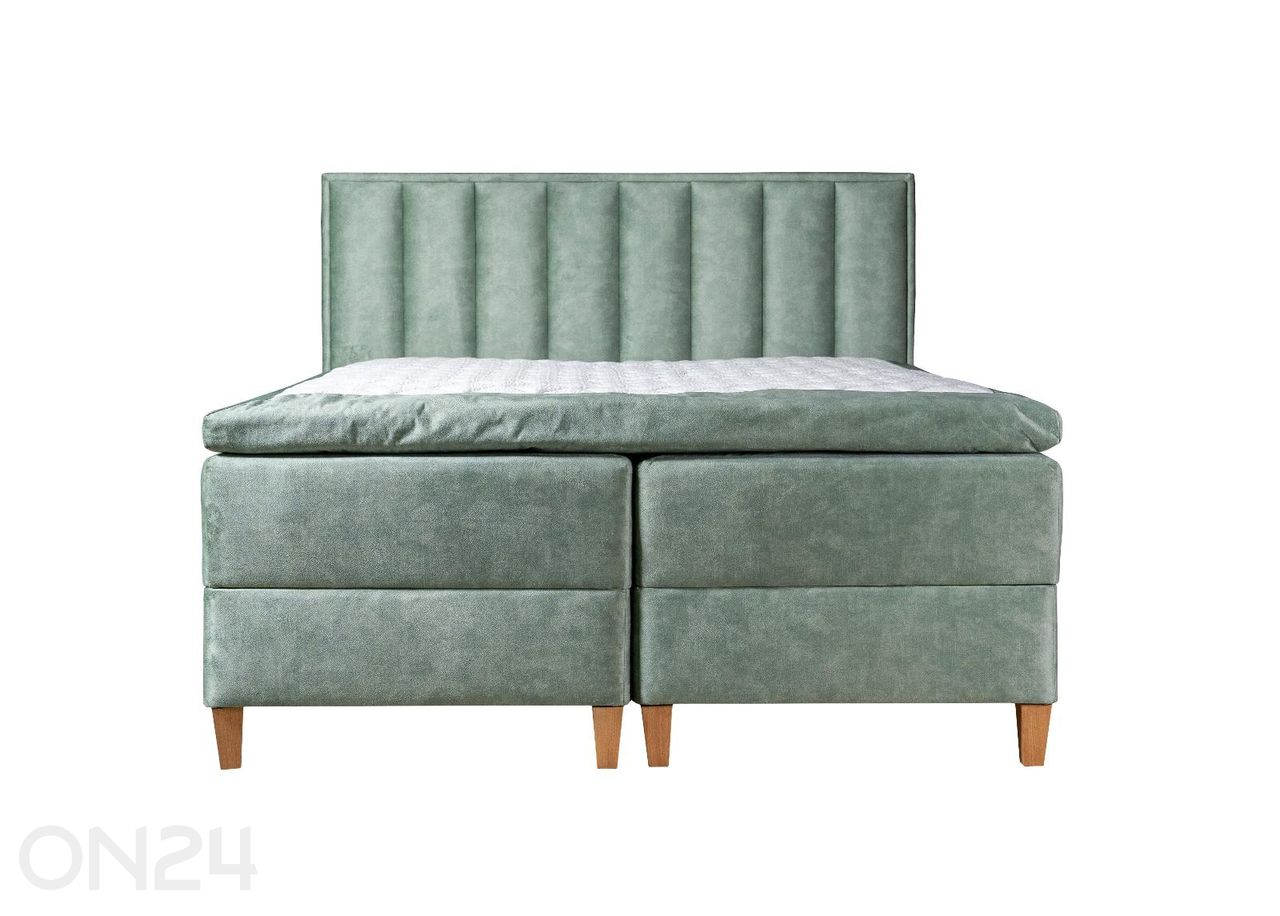 Sime Beds pesukastiga kontinentaalvoodi Mileen 140x210 cm suurendatud