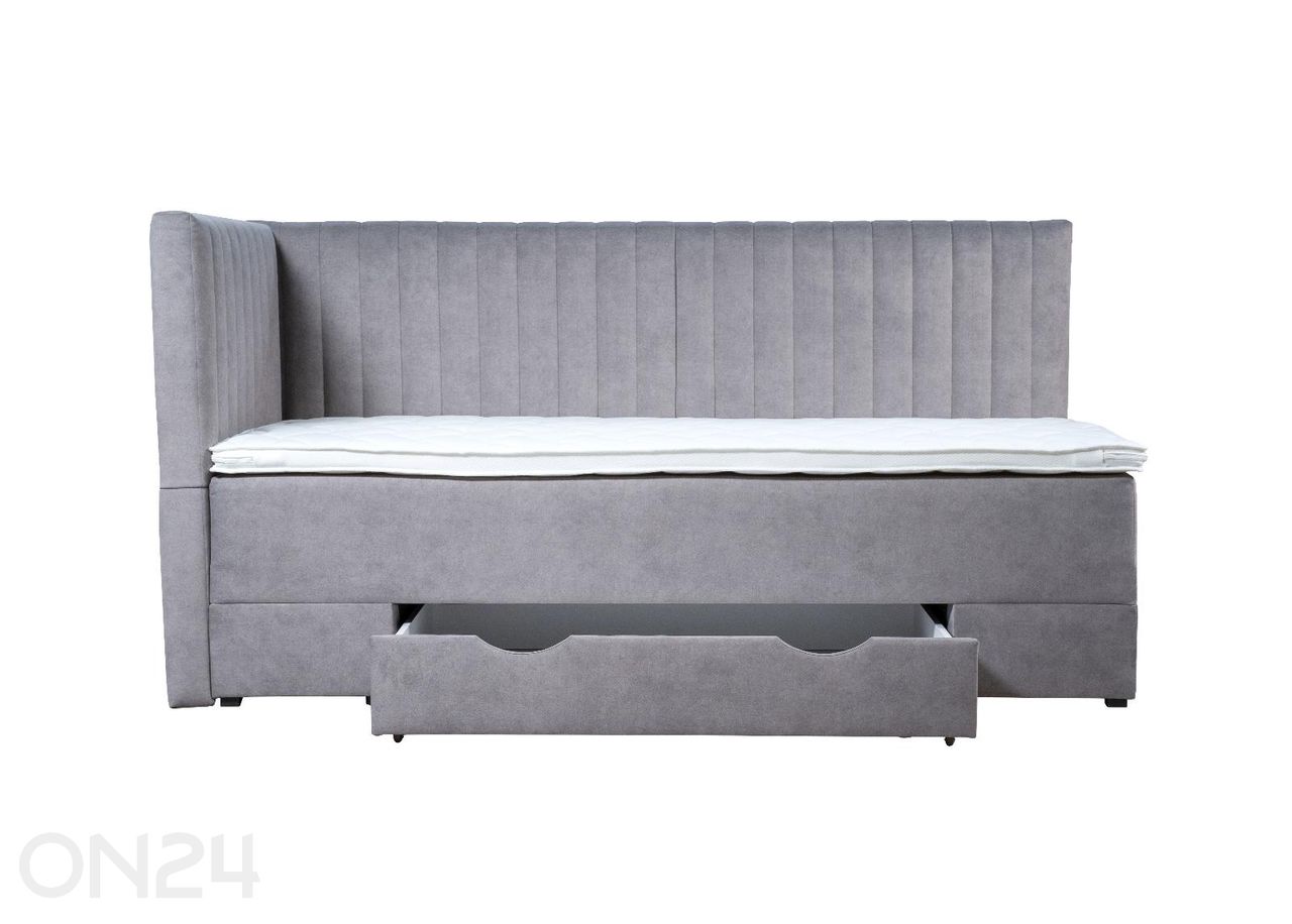 Sime Beds pesukastiga voodi Nora 90x190 cm suurendatud