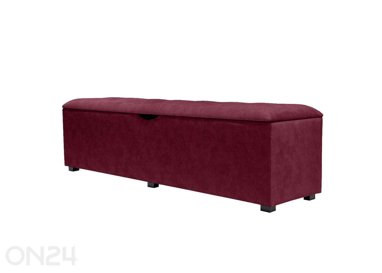 Sime Beds tumba panipaigaga LINEA Nööp 120 cm suurendatud