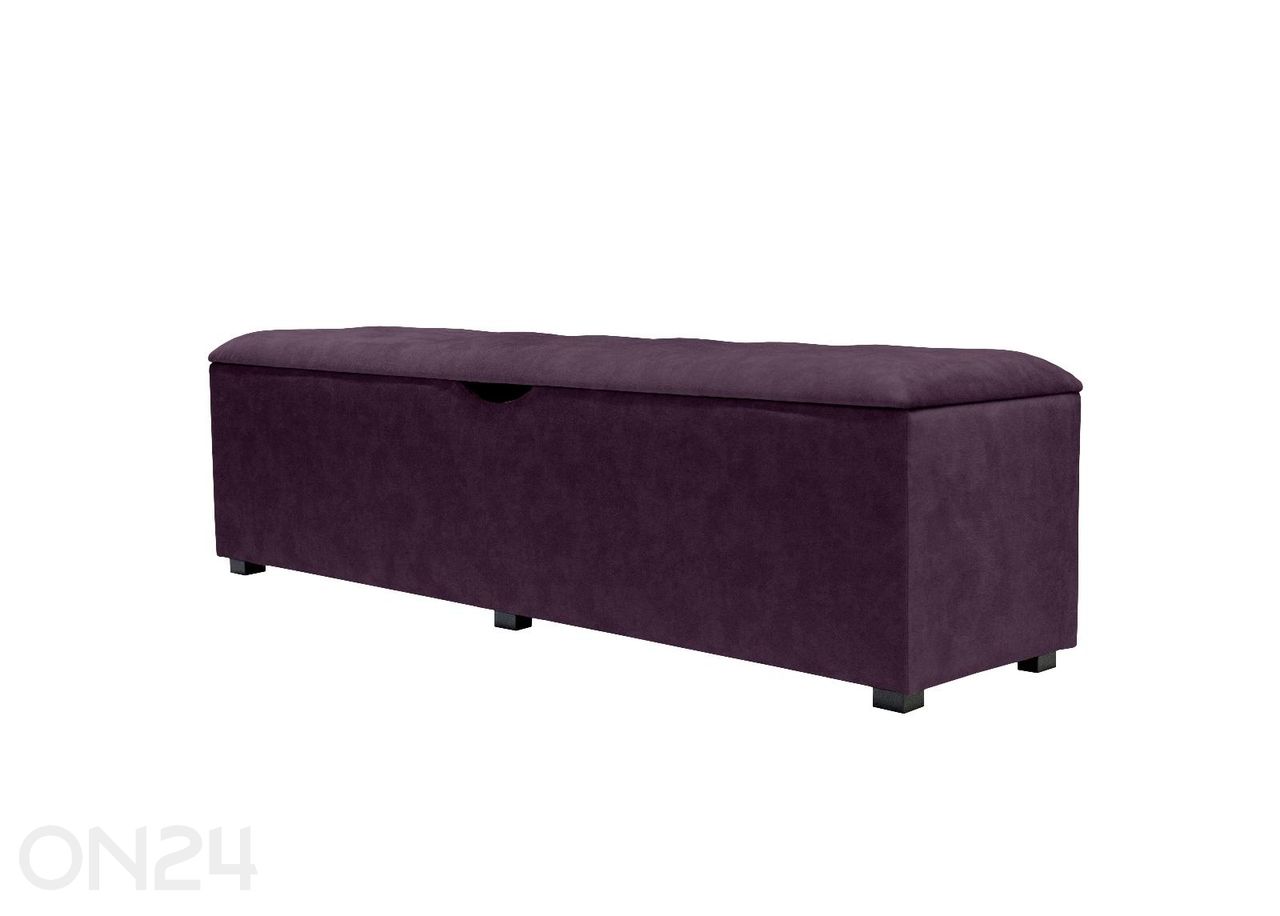 Sime Beds tumba panipaigaga LINEA Nööp 160 cm suurendatud