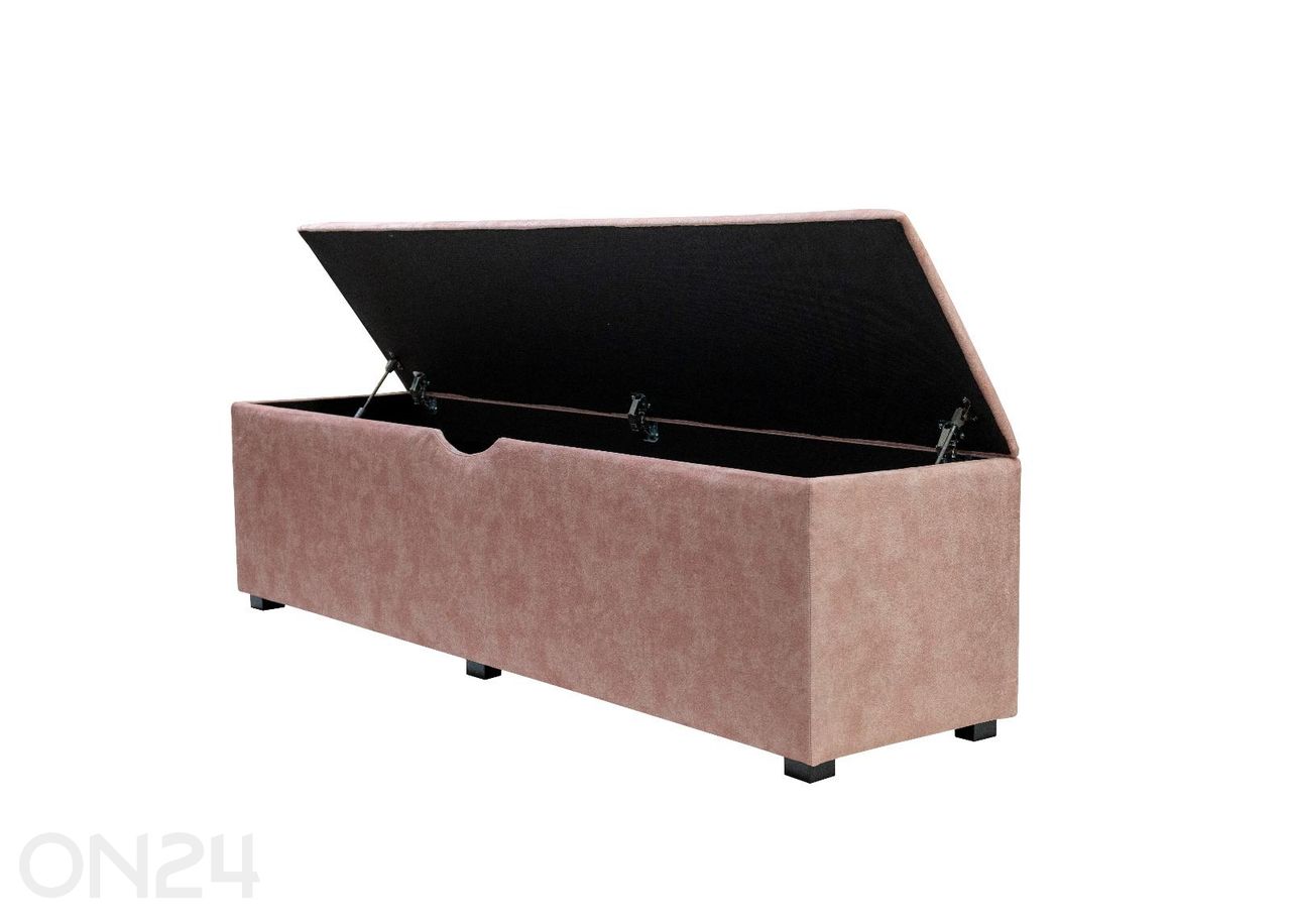 Sime Beds tumba panipaigaga LINEA Nööp 160 cm suurendatud