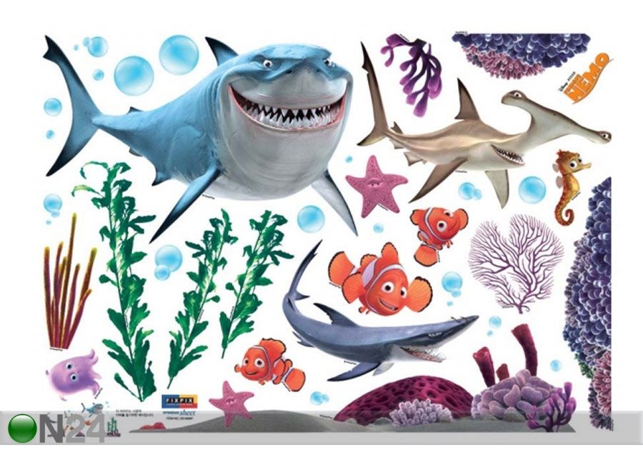 Sisustuskleebis Kalapoeg Nemo suurendatud