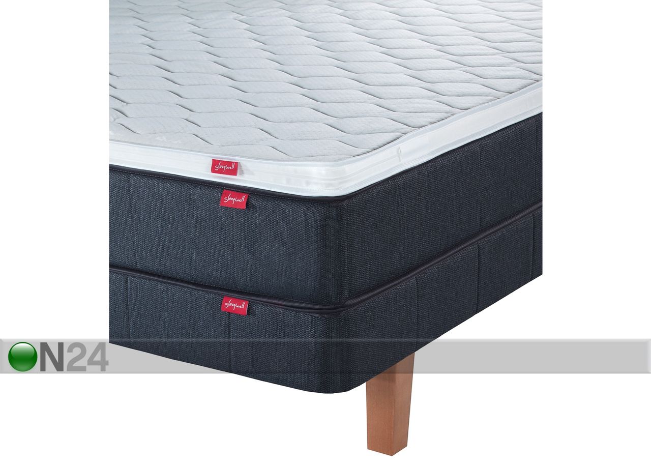 Sleepwell Blue Continental voodi 160x200 cm suurendatud