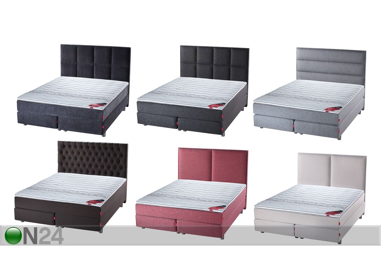 Sleepwell Red Continental voodi hard 160x200 cm suurendatud
