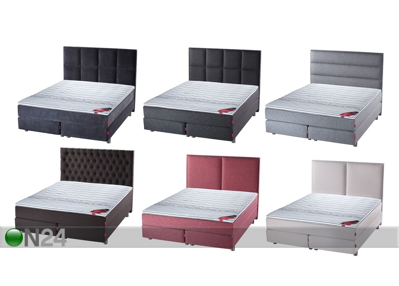 Sleepwell Red Continental voodi hard 180x200 cm suurendatud