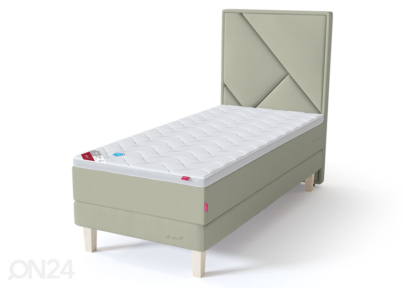 Sleepwell RED Kontinentaalvoodi alusraamil pehme 80x200 cm suurendatud