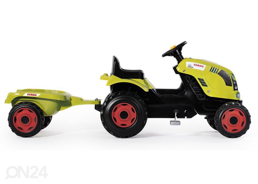 Smoby traktor Claas Farmer XL +käru suurendatud