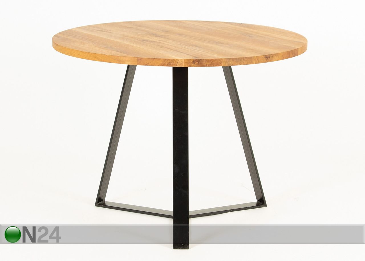 Söögilaud Ø 100 cm suurendatud