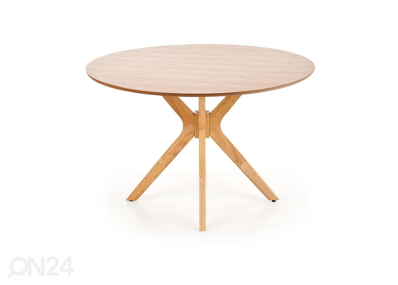 Söögilaud Ø 120 cm suurendatud