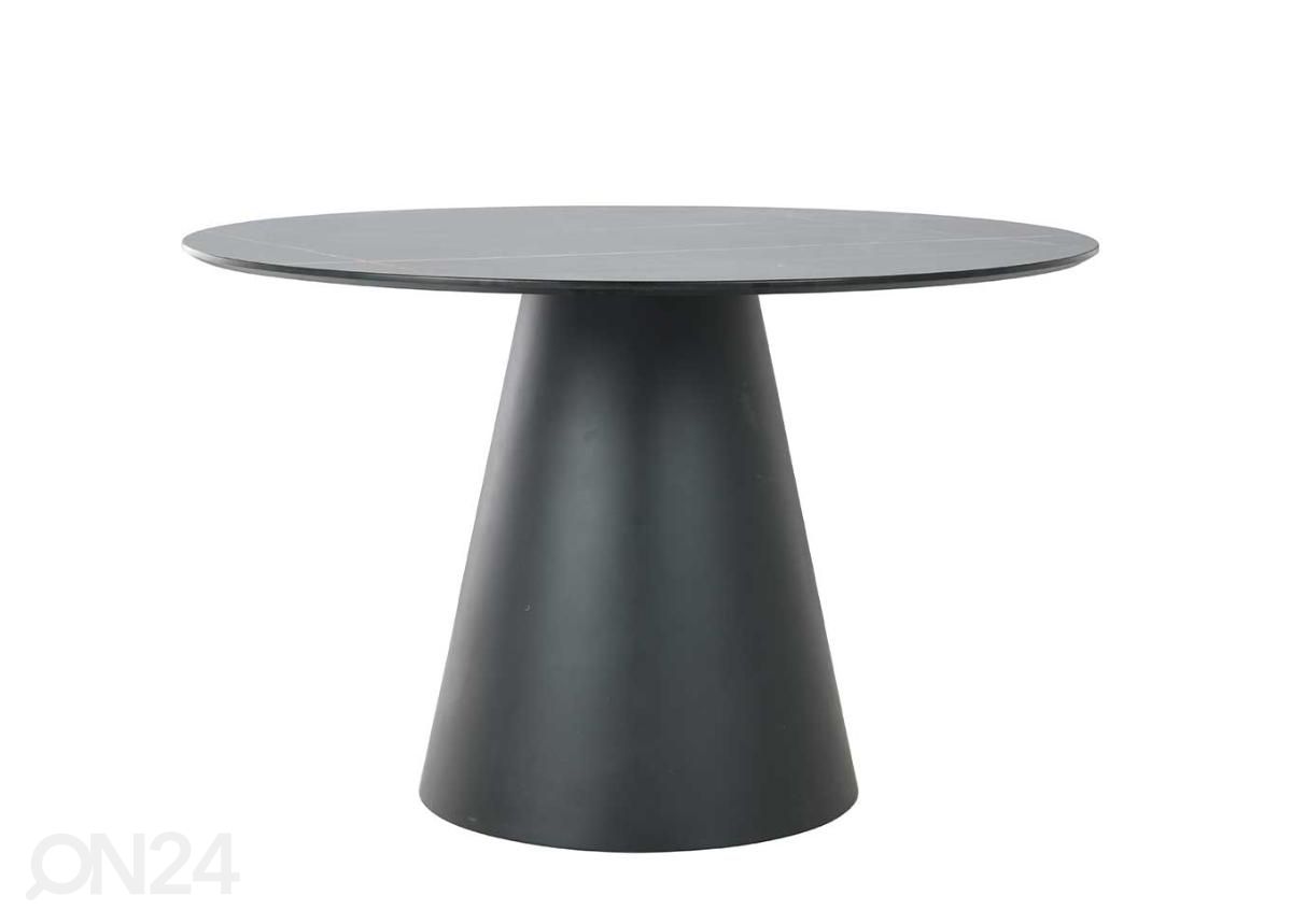 Söögilaud Ø 120 cm suurendatud