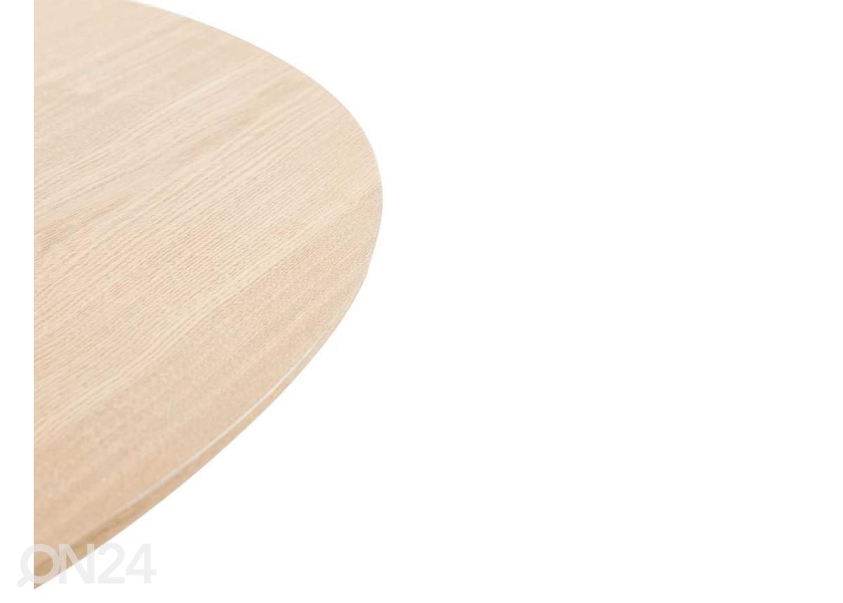 Söögilaud Ø 120 cm suurendatud