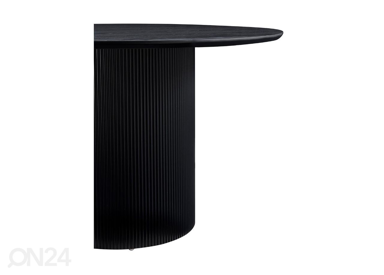 Söögilaud Ø 120 cm suurendatud